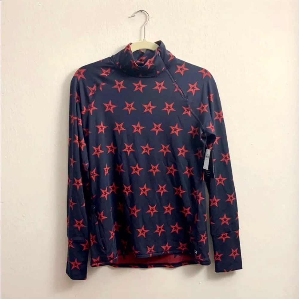 GapFit Winterbrush Star Asymmetrical Half-Zip Pullover